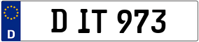 Truck License Plate